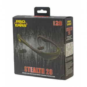 Активные беруши Pro Ears Stealth 28, NRR28dB, стерео, USB-зарядка, хаки-черные, 90гр.